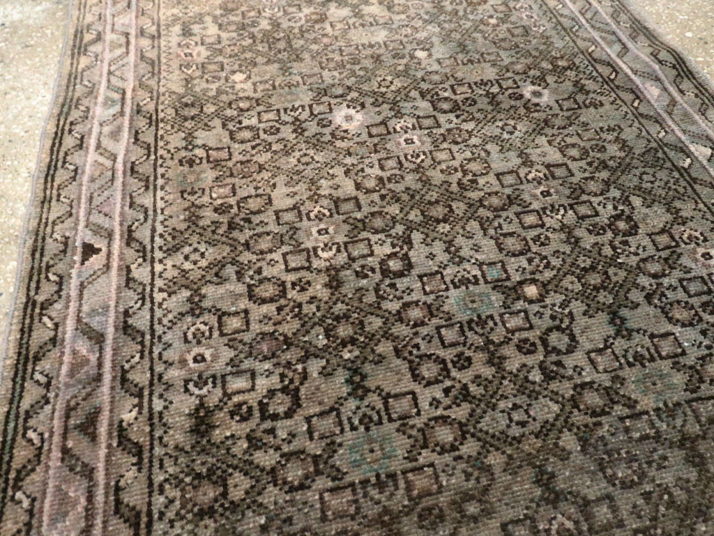 Vintage Persian Malayer Long Runner, No.22548 - Gss