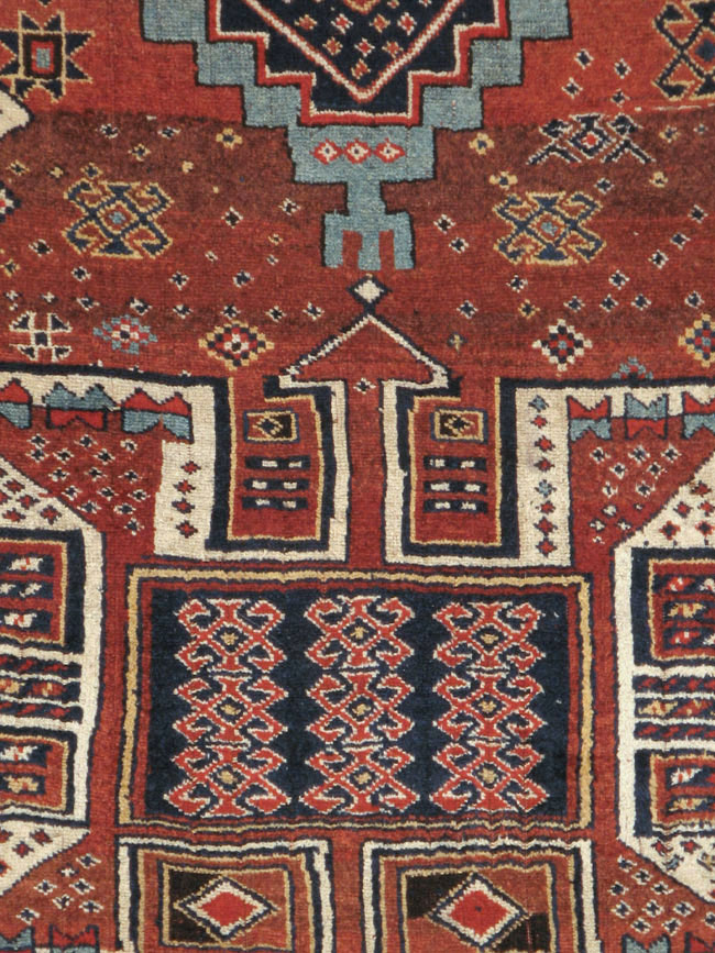 Antique Persian Kurdish Rug, No.22562 - Gss