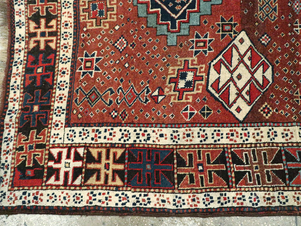 Antique Persian Kurdish Rug, No.22562 - Gss