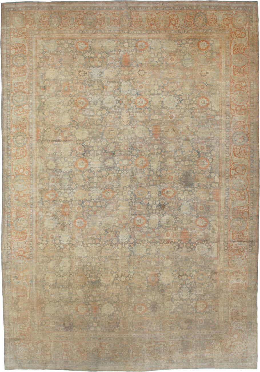 Antique Persian Tabriz Carpet, No.22564 - Gss