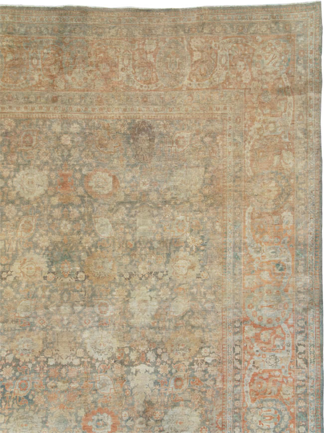 Antique Persian Tabriz Carpet, No.22564 - Gss