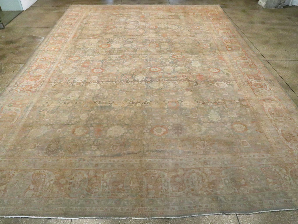 Antique Persian Tabriz Carpet, No.22564 - Gss