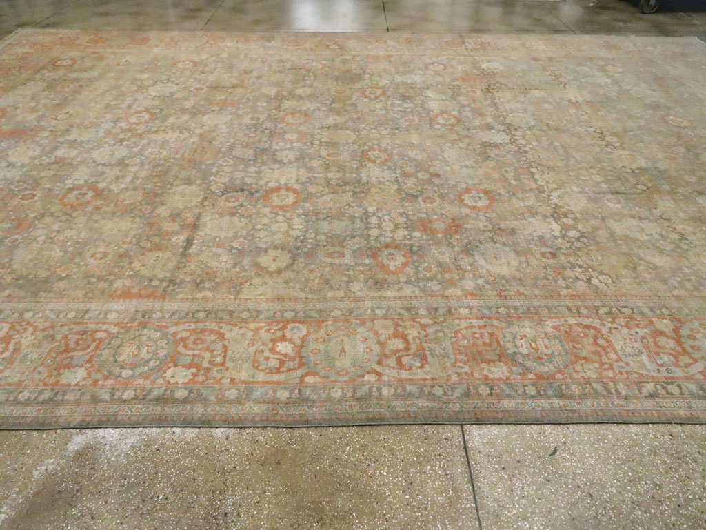 Antique Persian Tabriz Carpet, No.22564 - Gss