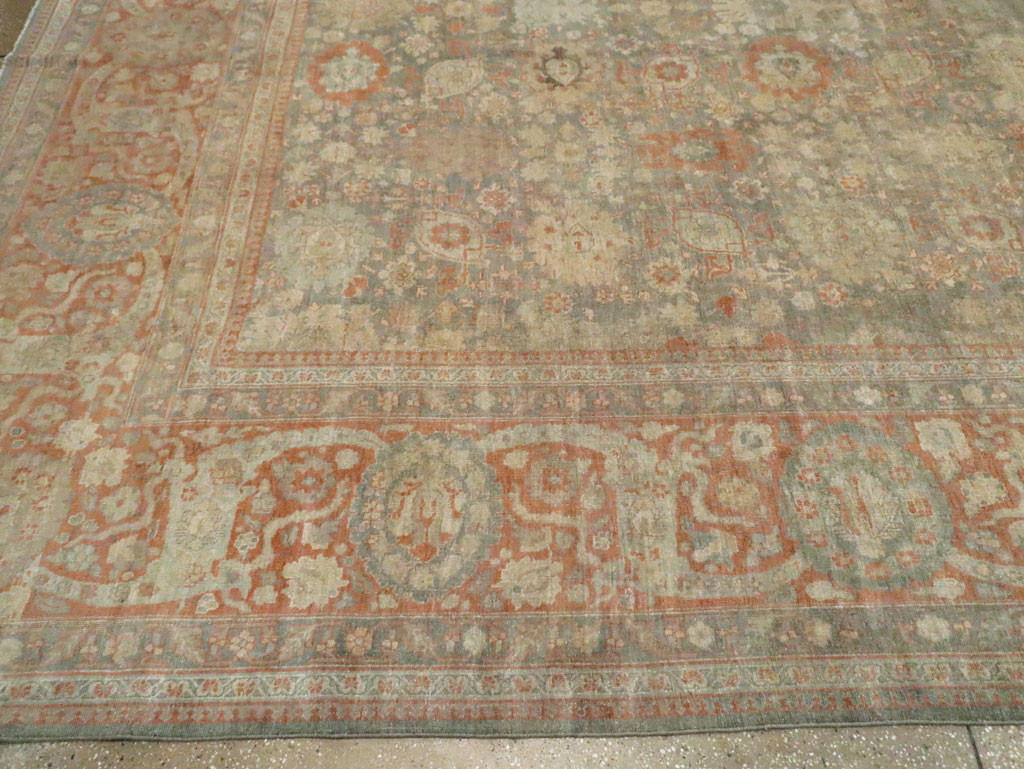Antique Persian Tabriz Carpet, No.22564 - Gss
