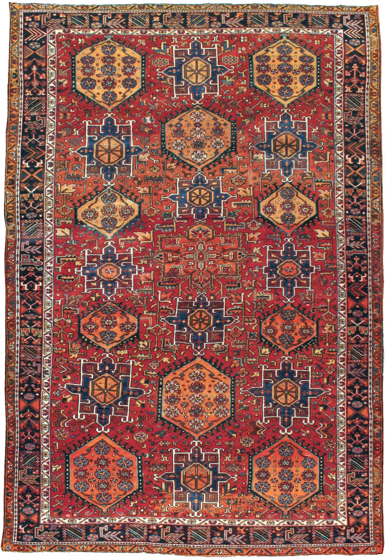 Vintage Persian Karajeh Carpet, No.22567 - Gss