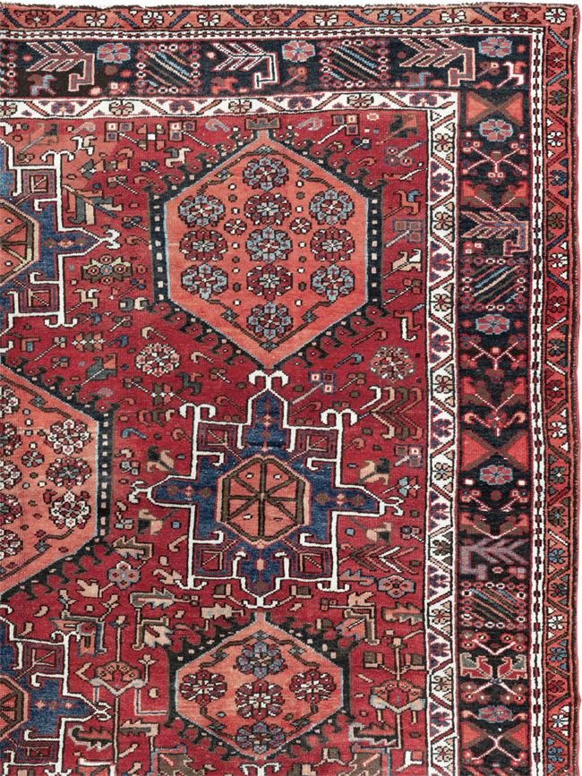 Vintage Persian Karajeh Carpet, No.22567 - Gss