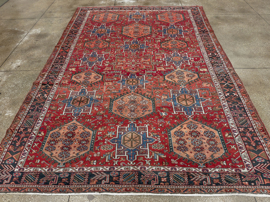 Vintage Persian Karajeh Carpet, No.22567 - Gss