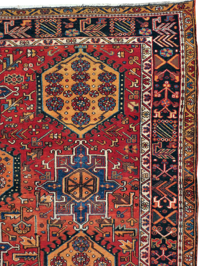 Vintage Persian Karajeh Carpet, No.22567 - Gss