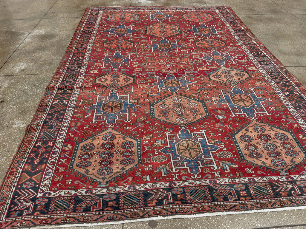 Vintage Persian Karajeh Carpet, No.22567 - Gss