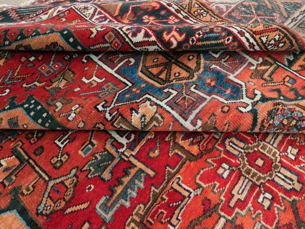 Vintage Persian Karajeh Carpet, No.22567 - Gss