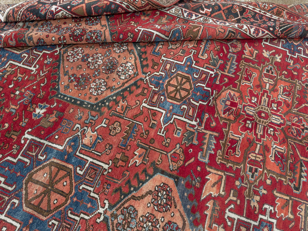 Vintage Persian Karajeh Carpet, No.22567 - Gss