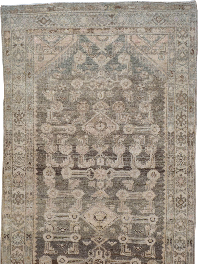 Vintage Persian Malayer Runner, No.22582 - Gss