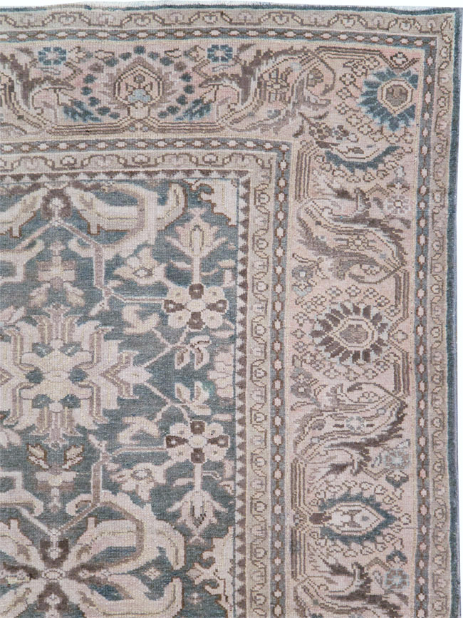 Vintage Persian Malayer Accent Carpet, No.22584 - Gss
