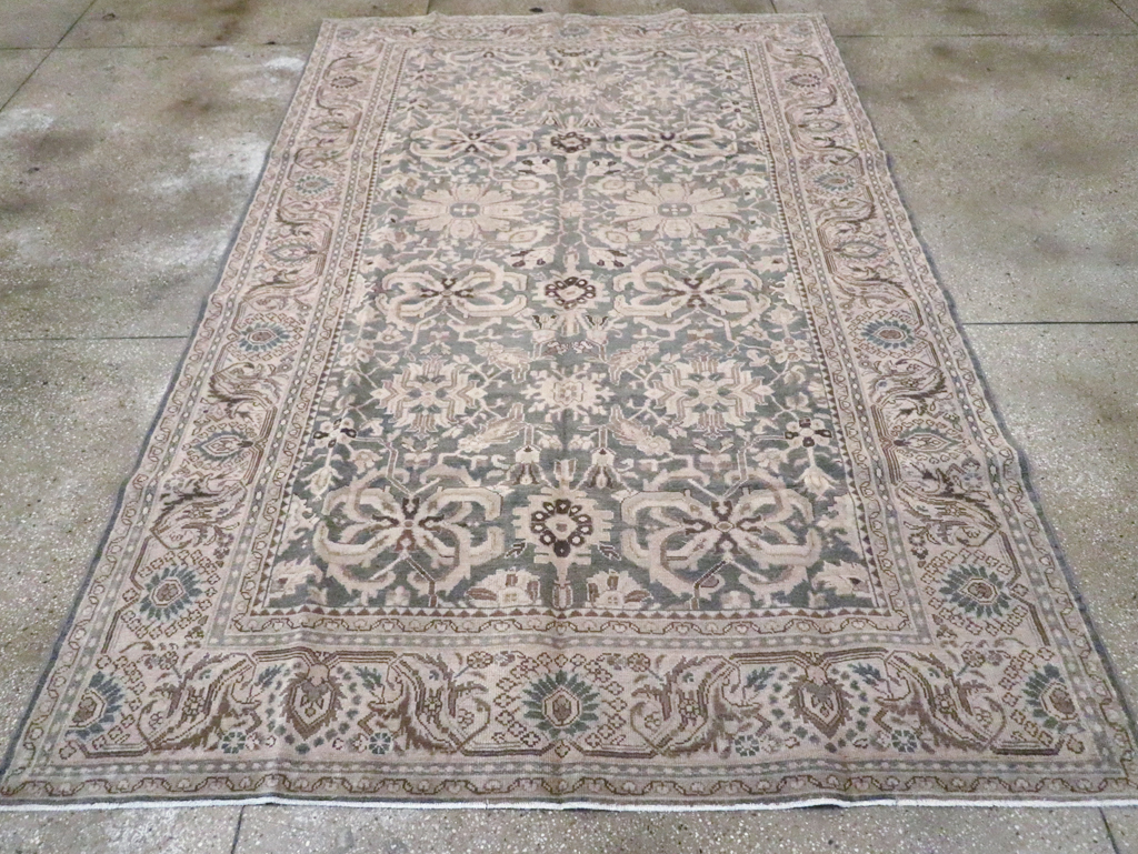 Vintage Persian Malayer Accent Carpet, No.22584 - Gss