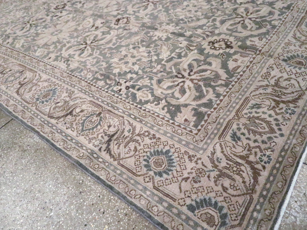Vintage Persian Malayer Accent Carpet, No.22584 - Gss