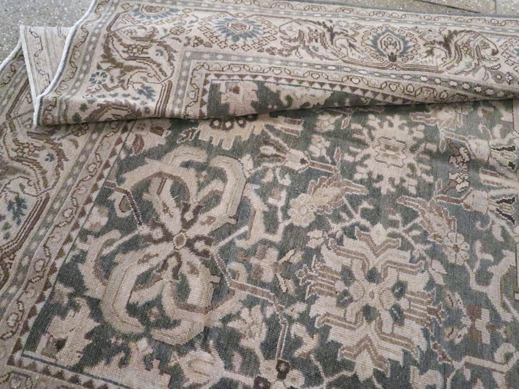 Vintage Persian Malayer Accent Carpet, No.22584 - Gss