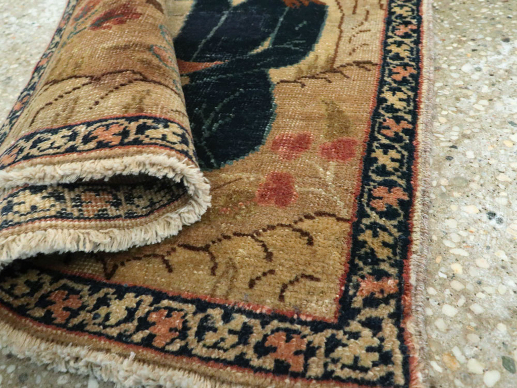 Vintage Persian Tabriz Pictorial Rug (Pair: 2 of 2), No.22596 - Gss