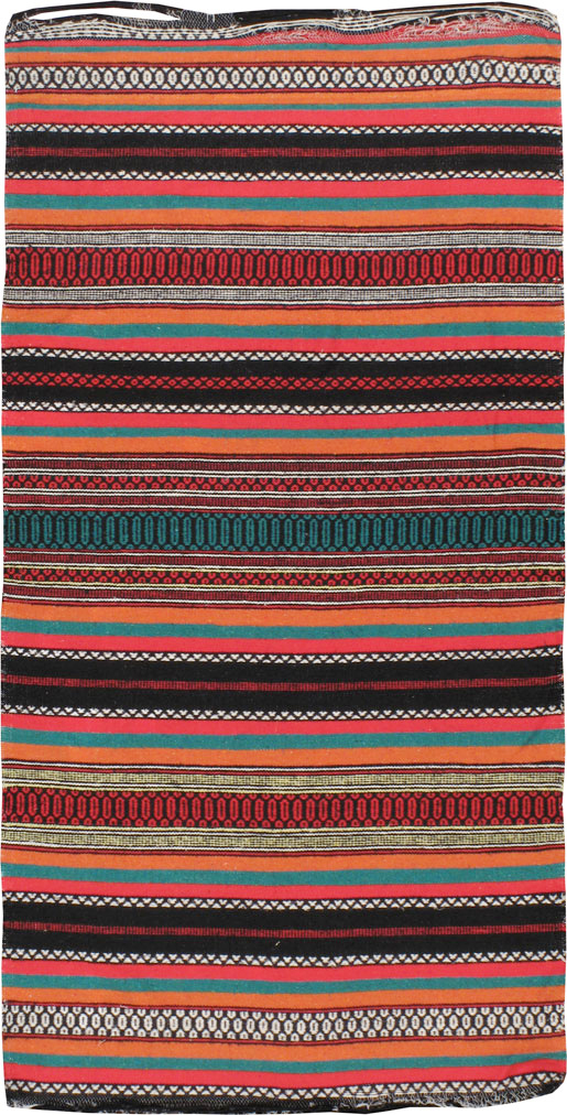 Vintage Mexican Kilim Blanket, No.22600 - Gss