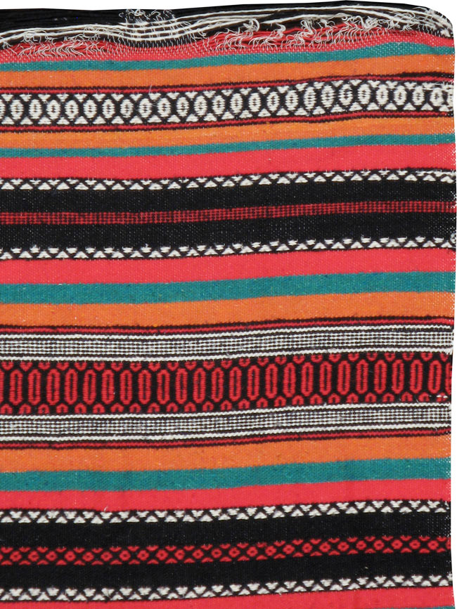 Vintage Mexican Kilim Blanket, No.22600 - Gss