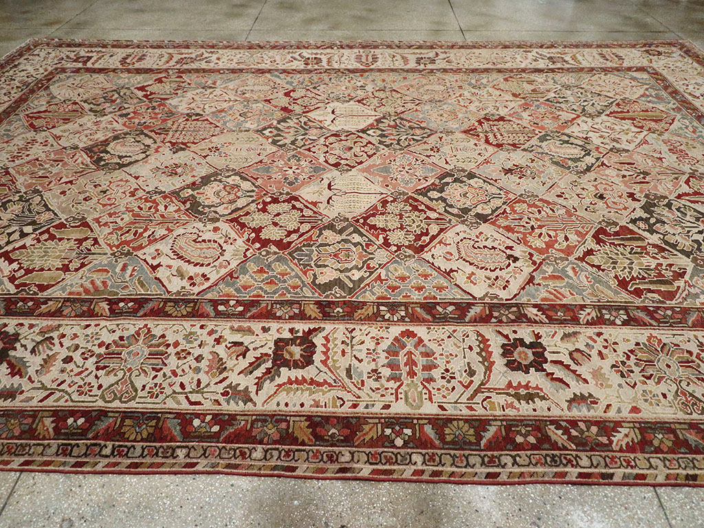 Antique Persian Bakhtiari Large Carpet, No.22602 - Gss