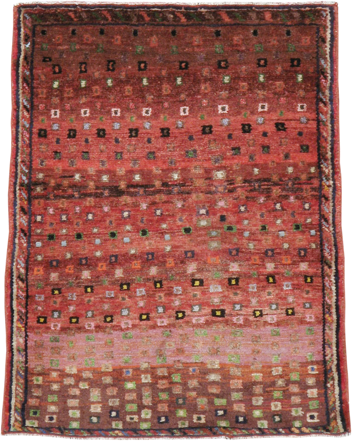 Vintage Persian Afshar Rug, No.22619 - Gss