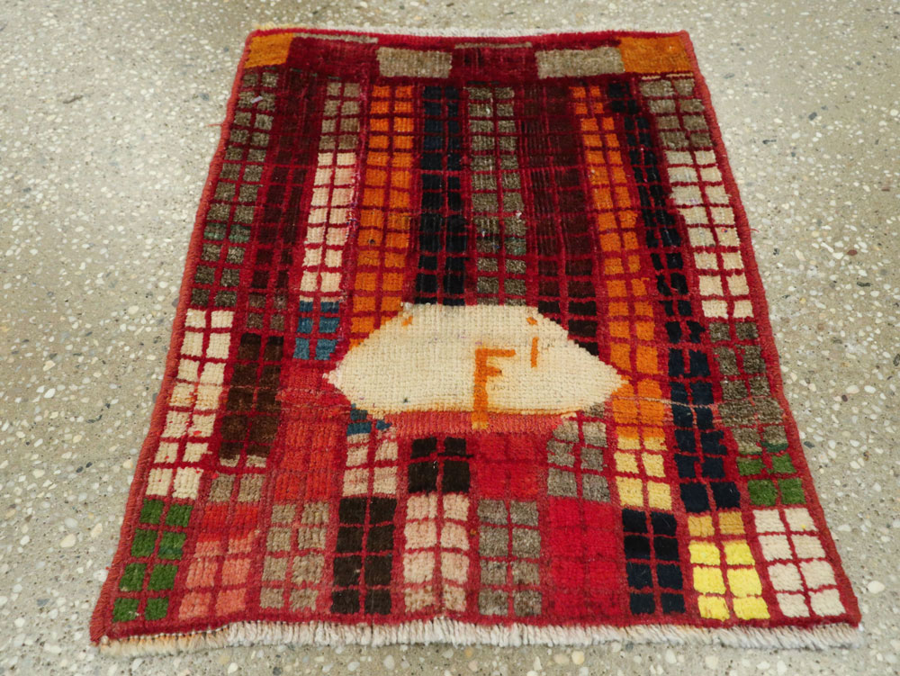 Vintage Persian Gabbeh Rug, No.22620 - Gss