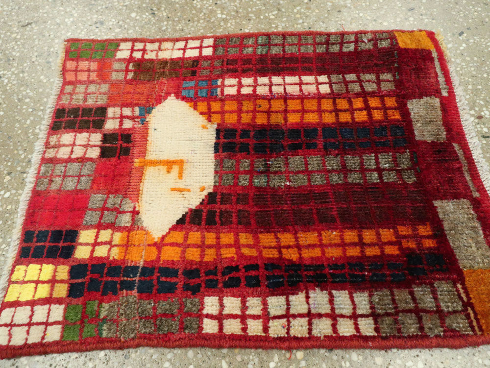 Vintage Persian Gabbeh Rug, No.22620 - Gss