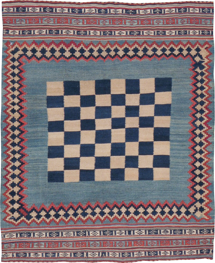 Antique Persian Flat-weave Kilim, No.22626 - Gss