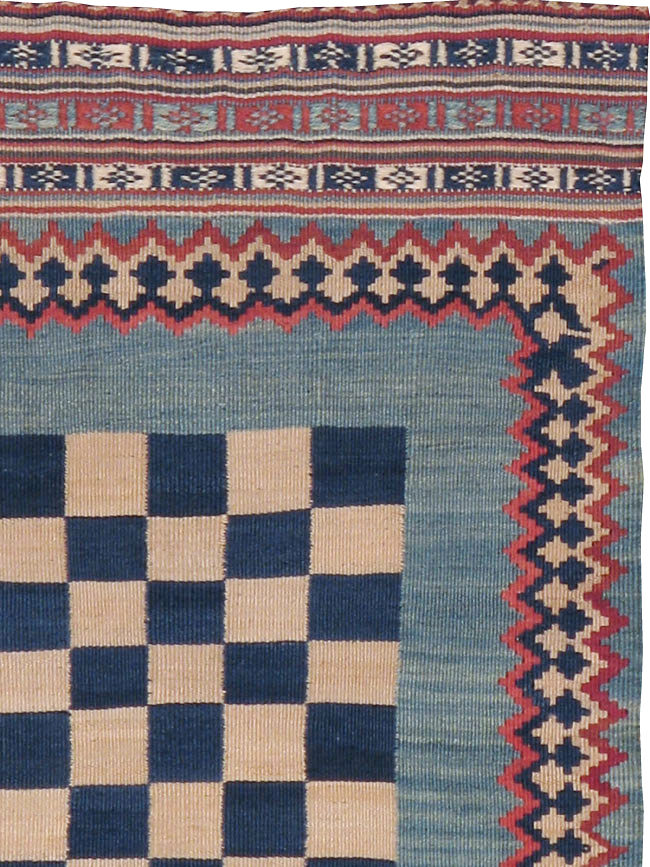 Antique Persian Flat-weave Kilim, No.22626 - Gss