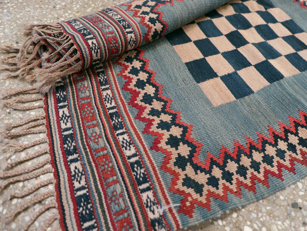 Antique Persian Flat-weave Kilim, No.22626 - Gss