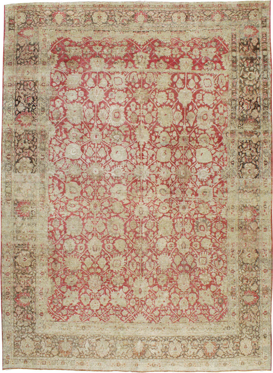 Antique Persian Tabriz Rug, No.22636 - Gss