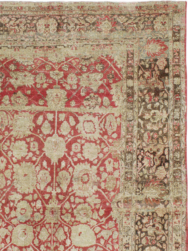 Antique Persian Tabriz Rug, No.22636 - Gss