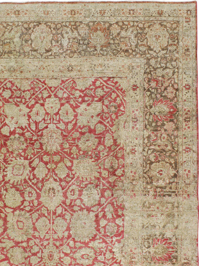 Antique Persian Tabriz Rug, No.22636 - Gss