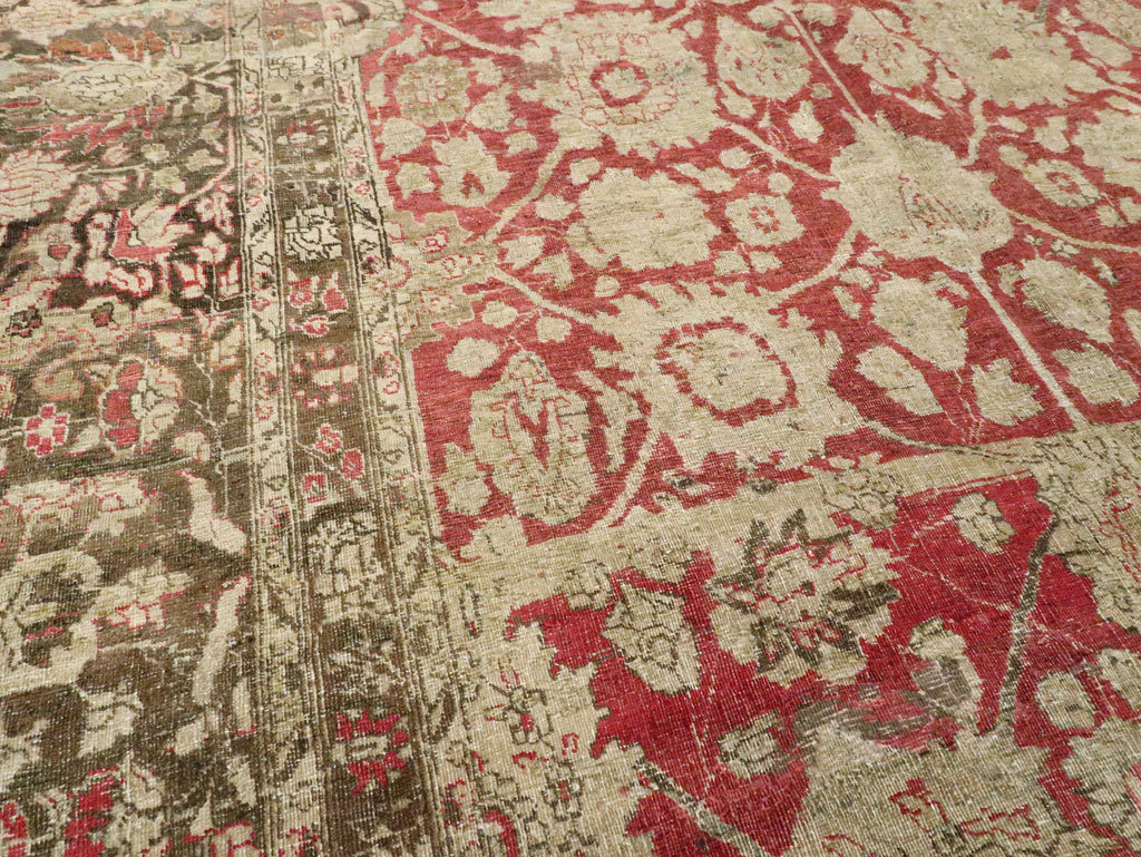 Antique Persian Tabriz Rug, No.22636 - Gss