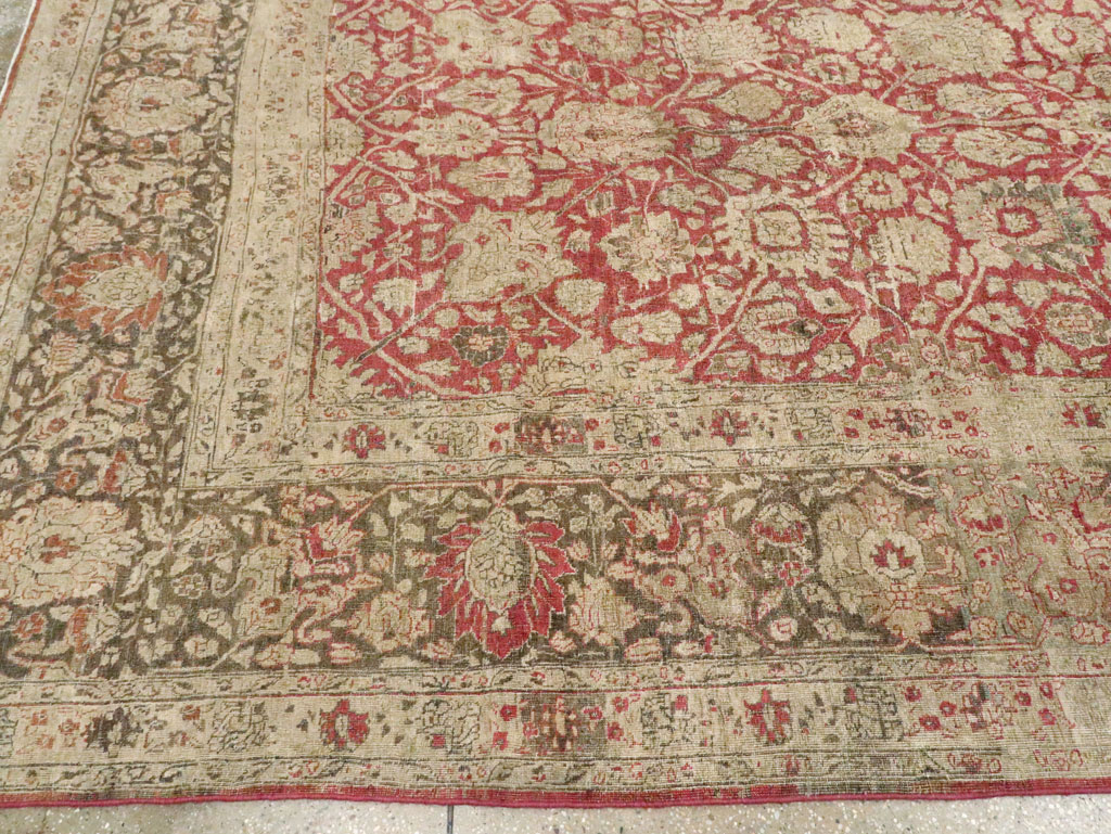 Antique Persian Tabriz Rug, No.22636 - Gss