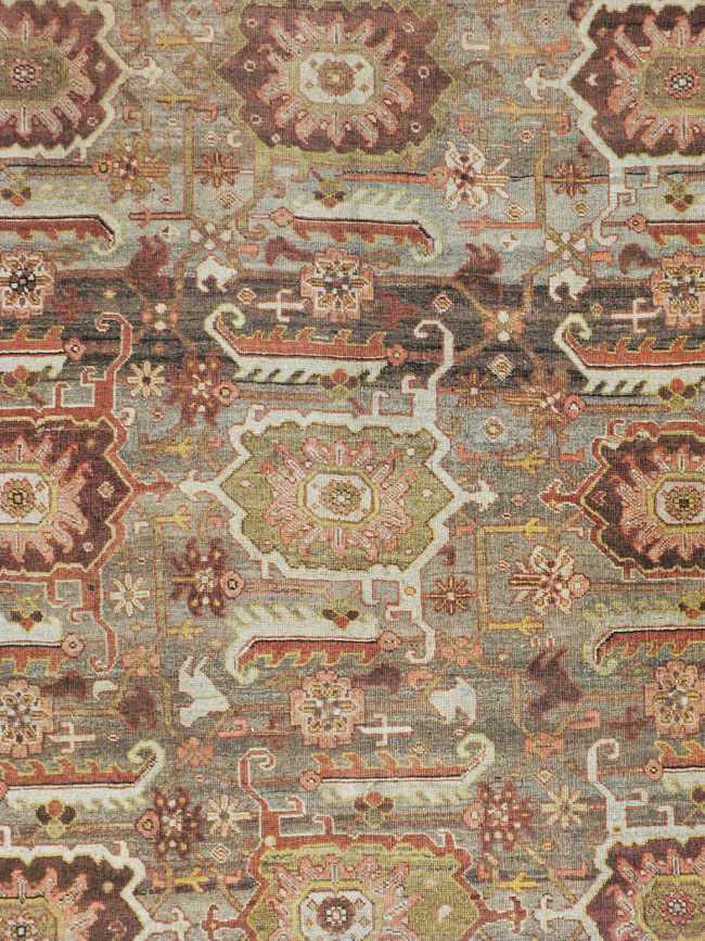 Antique Persian Bidjar Long Carpet, No.22637 - Gss