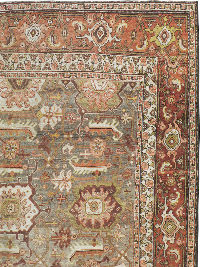 Antique Persian Bidjar Long Carpet, No.22637 - Gss