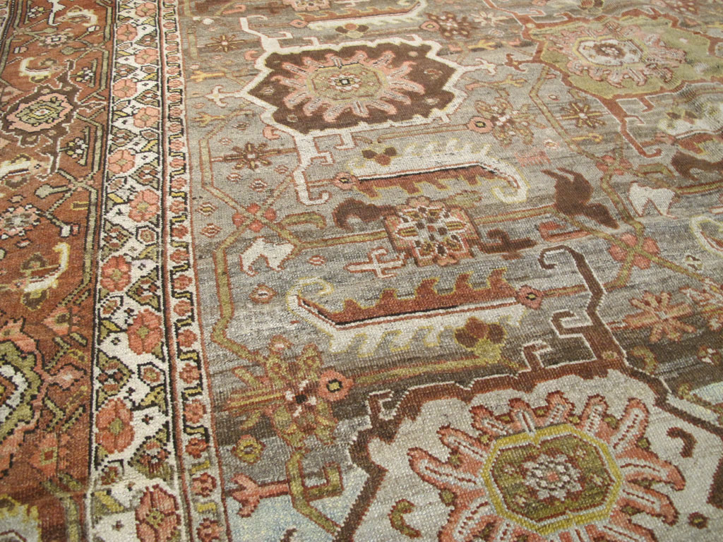 Antique Persian Bidjar Long Carpet, No.22637 - Gss