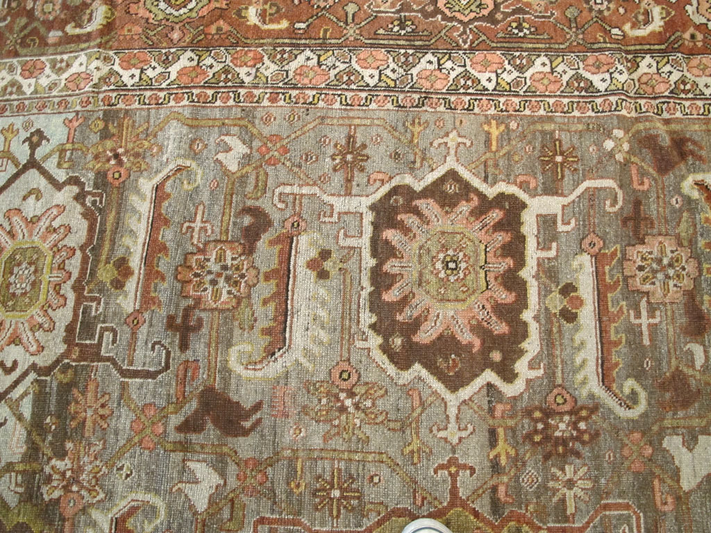 Antique Persian Bidjar Long Carpet, No.22637 - Gss
