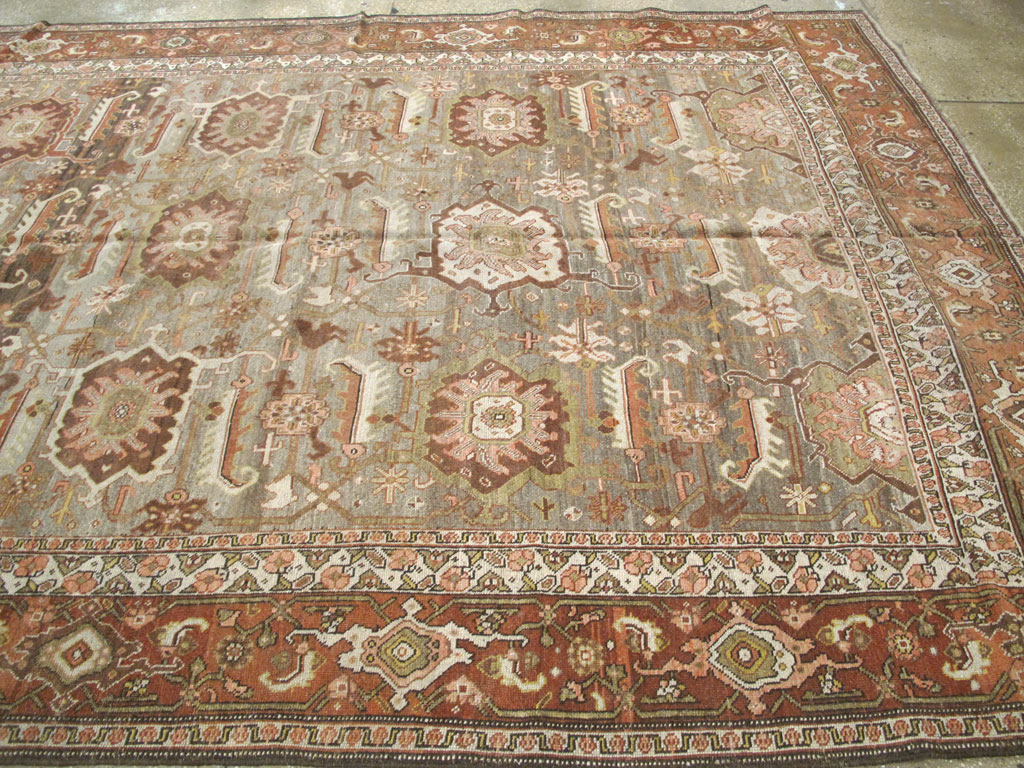 Antique Persian Bidjar Long Carpet, No.22637 - Gss