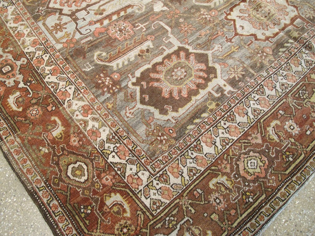 Antique Persian Bidjar Long Carpet, No.22637 - Gss