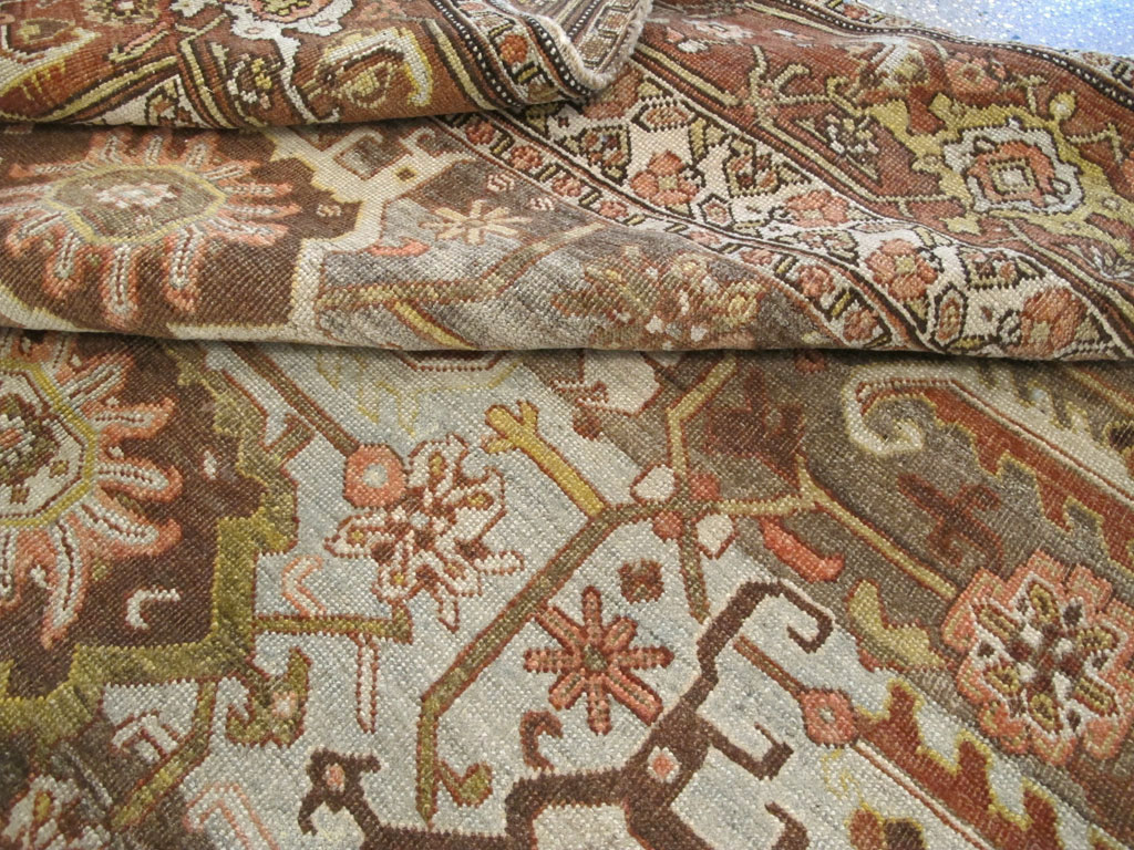 Antique Persian Bidjar Long Carpet, No.22637 - Gss