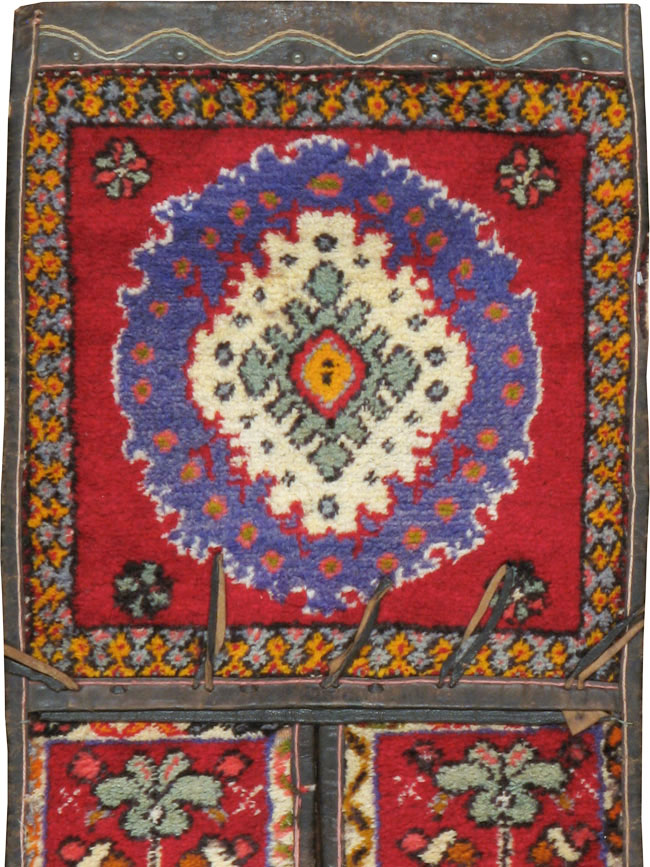 Vintage Turkish Anatolian Saddlebag (Khorjin), No.22655 - Gss