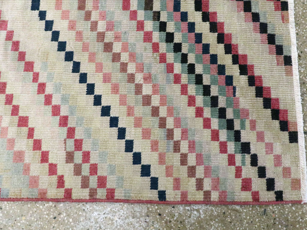 Vintage Turkish Anatolian Gallery Carpet, No.22658 - Gss