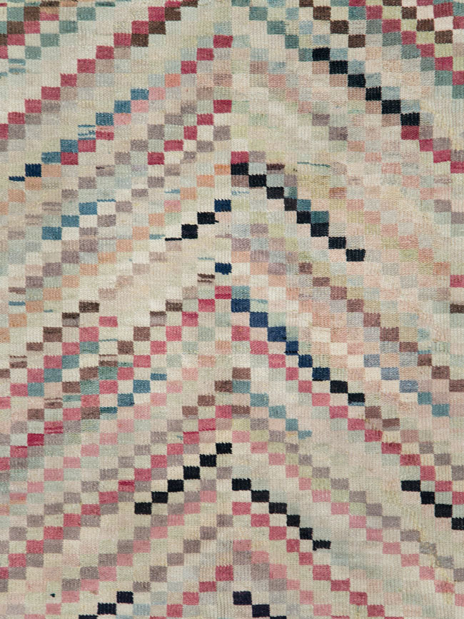 Vintage Turkish Anatolian Gallery Carpet, No.22658 - Gss