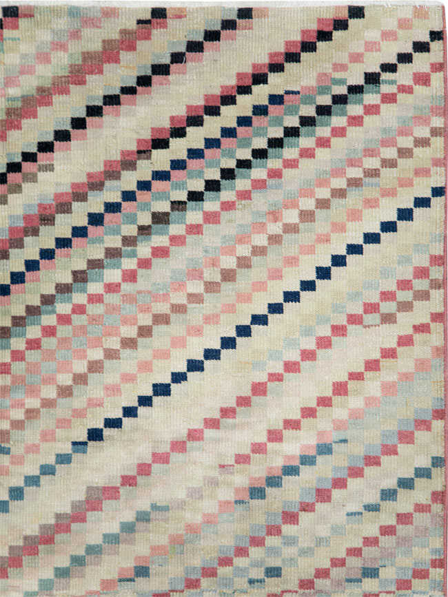 Vintage Turkish Anatolian Gallery Carpet, No.22658 - Gss