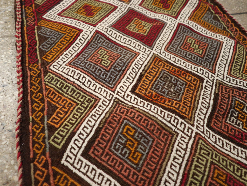 Antique Turkish Flatweave Kilim Pillowcase (Pair: 1 of 2), No.22663 - Gss