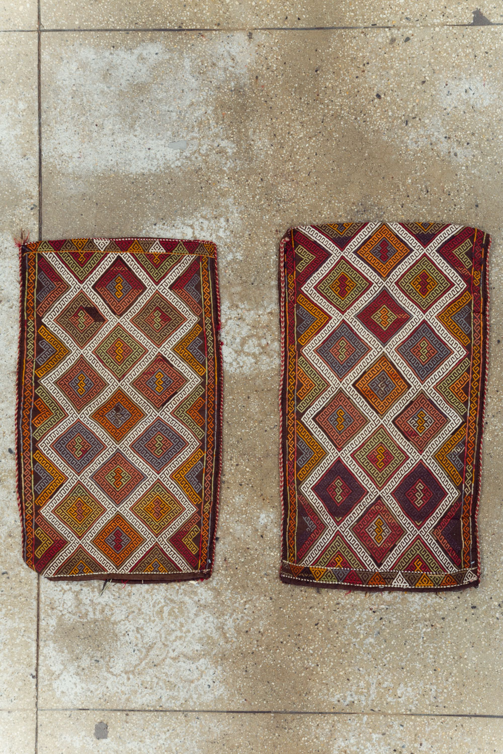 Antique Turkish Flatweave Kilim Pillowcase (Pair: 1 of 2), No.22663 - Gss