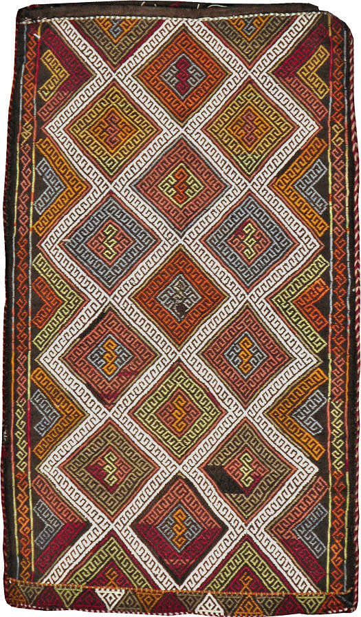 Antique Turkish Flatweave Kilim Pillowcase (Pair: 2 of 2), No.22664 - Gss