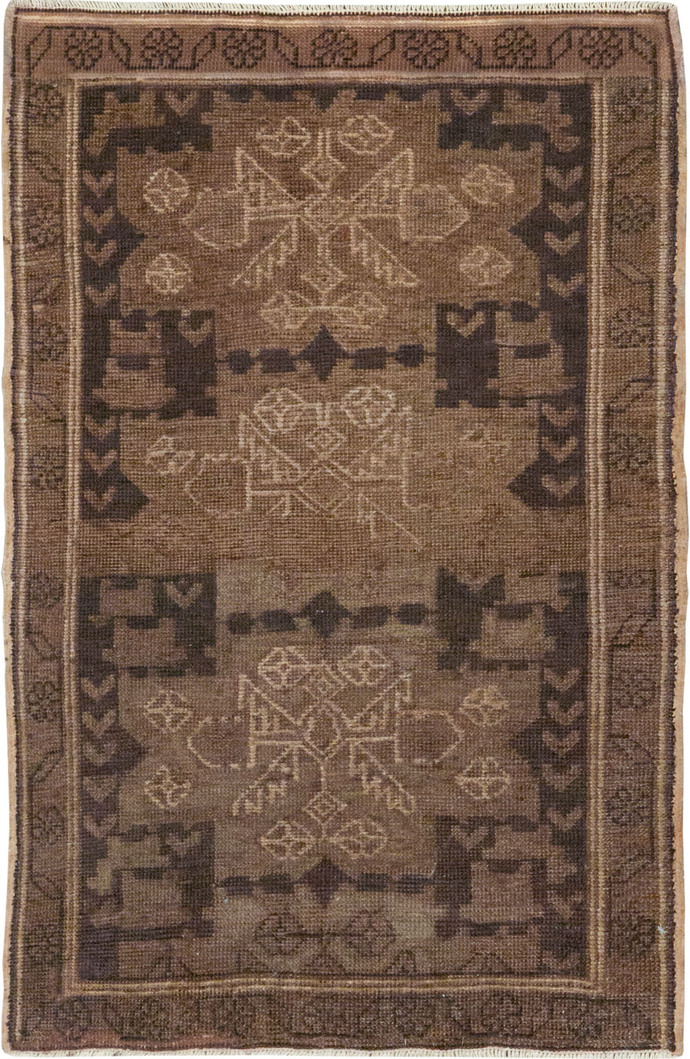 Vintage Persian Malayer Throw Rug, No.22672 - Gss